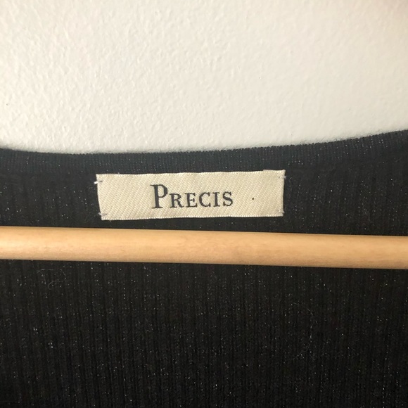 Black V-Neck Sweater - Picture 2 of 4